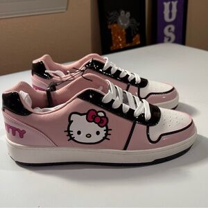 Hello Kitty Pink and Black Sneakers size women's 11